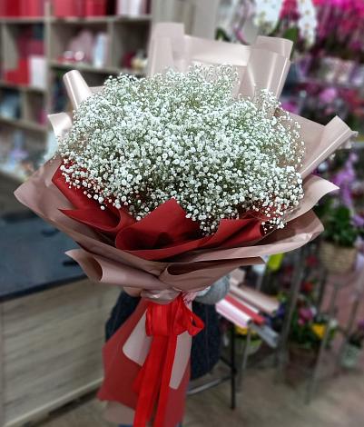 Букет цветов из: Гипсофила в Даровской