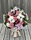 Букет цветов из: Альстромерии, Гвоздики, Розы и Хризантемы в Даровской