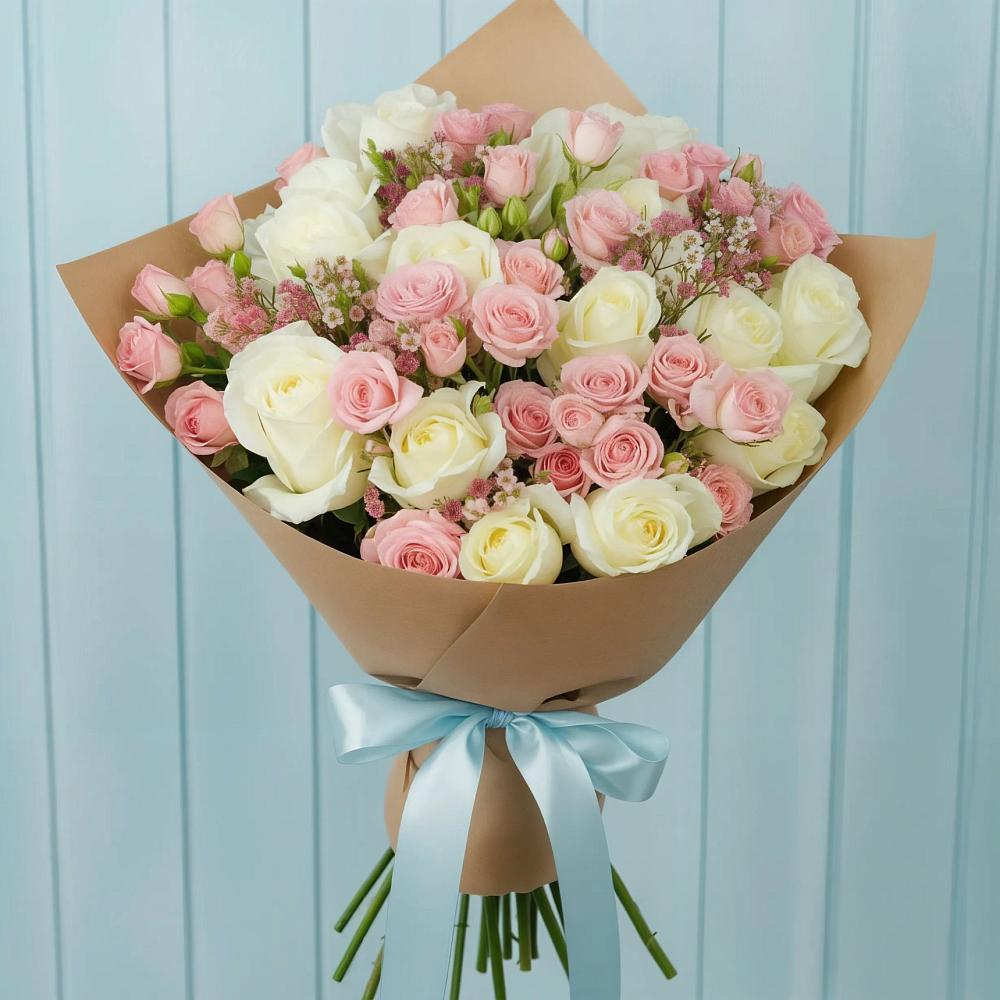 Букет цветов из: Розы в Даровской