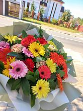 Букет цветов из:  Герберы #REPLACE_PRED# Даровской