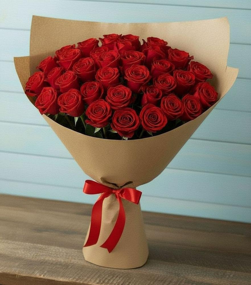 Букет Красные розы Милано в Даровской