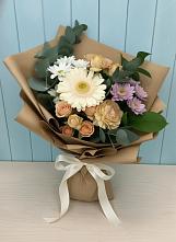 Букет цветов из:  Герберы и Хризантемы в Даровской