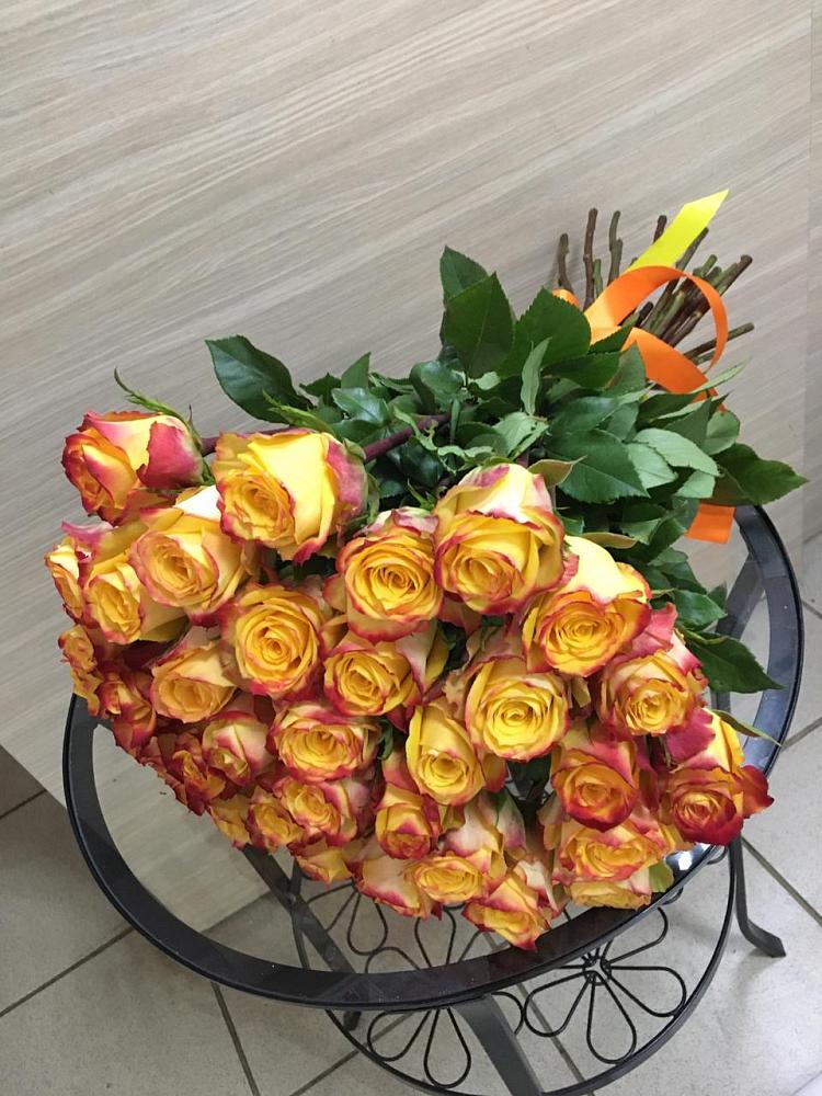 Букет Желтые розы в Даровской