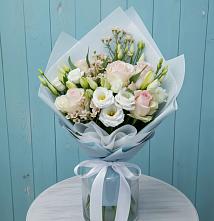Букет цветов из:  Розы и Лизиантусы #REPLACE_PRED# Даровской
