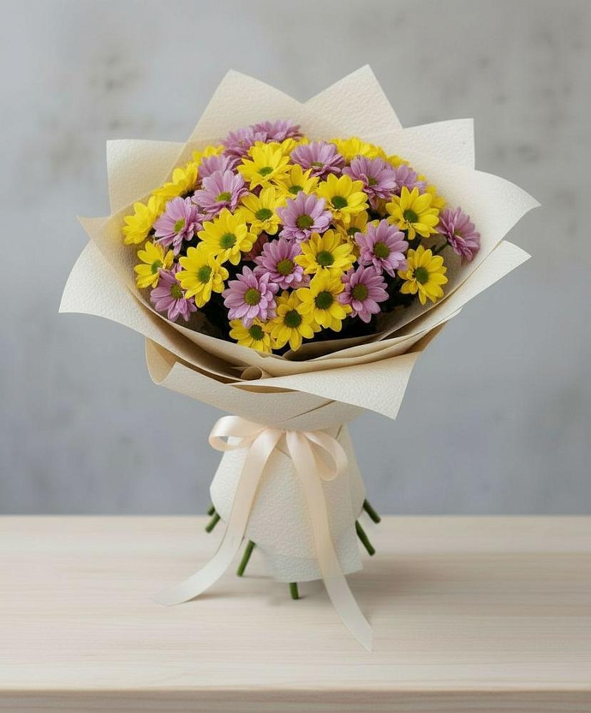 Букет цветов из: Хризантемы в Даровской